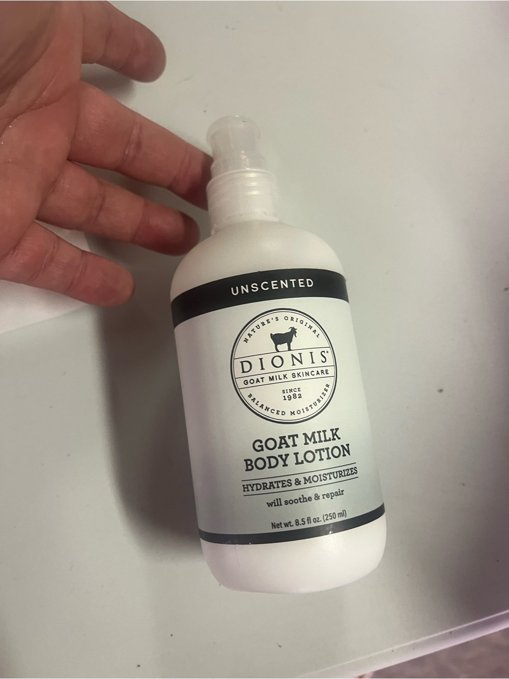 Dionis Unscented Goat Milk Body Lotion - White